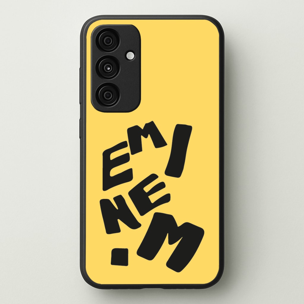 Text - Eminem Phone Case for Galaxy A35