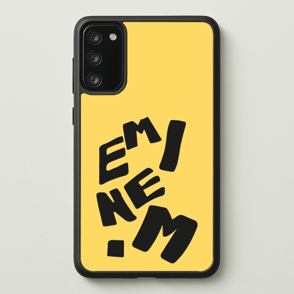 Text - Eminem Phone Case for Galaxy S20
