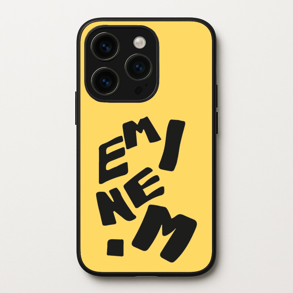 Text - Eminem Phone Case for iPhone 15 Pro