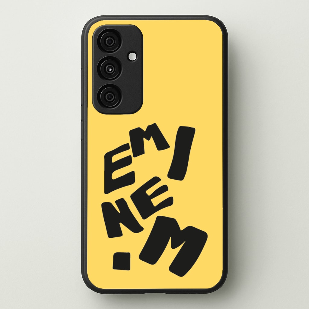 Text - Eminem Phone Case for Galaxy A55