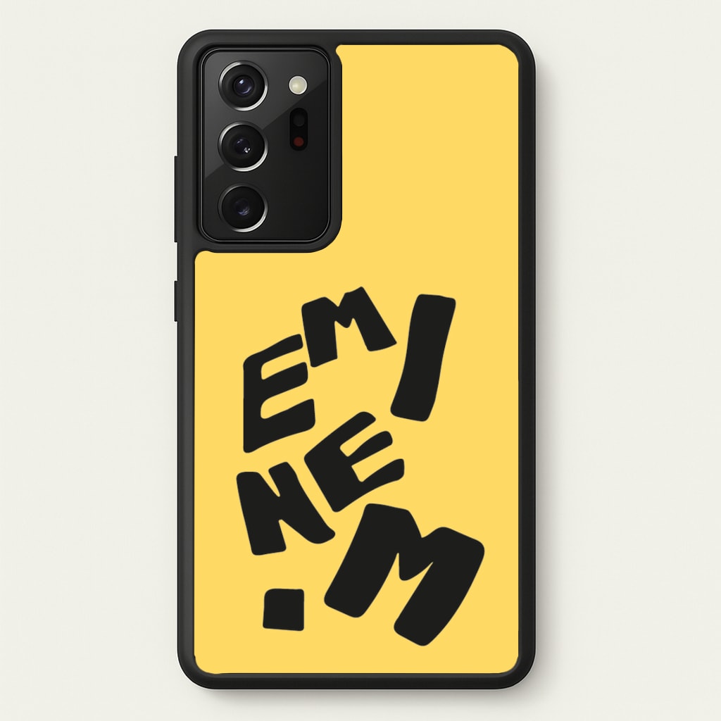 Text - Eminem Phone Case for Galaxy Note 20 Ultra