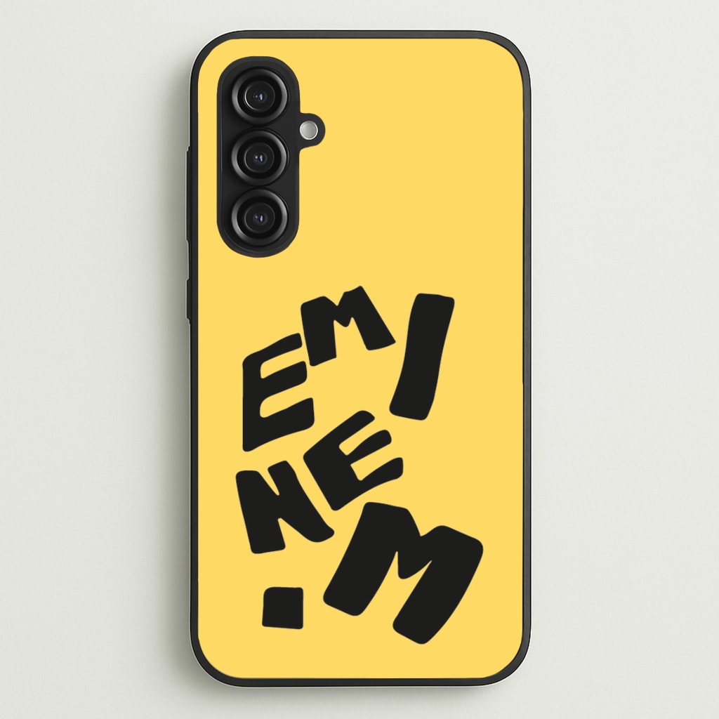 Text - Eminem Phone Case for Galaxy S23FE