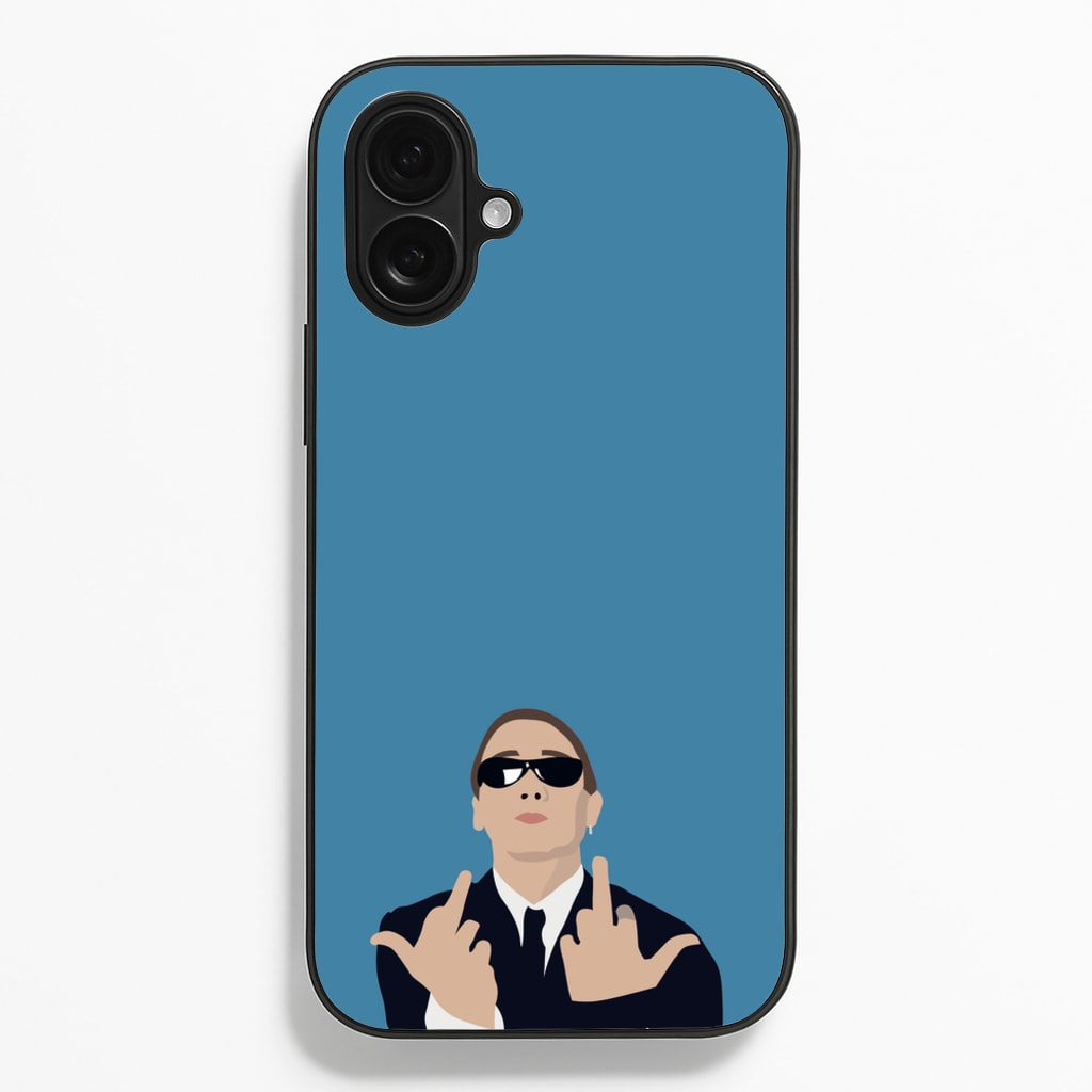 Middle Finger - Eminem Phone Case for iPhone 16 Plus