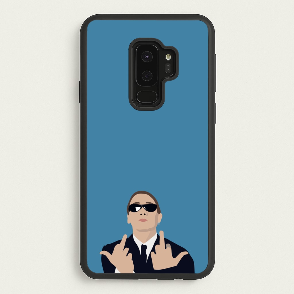 Middle Finger - Eminem Phone Case for Galaxy S9 Plus
