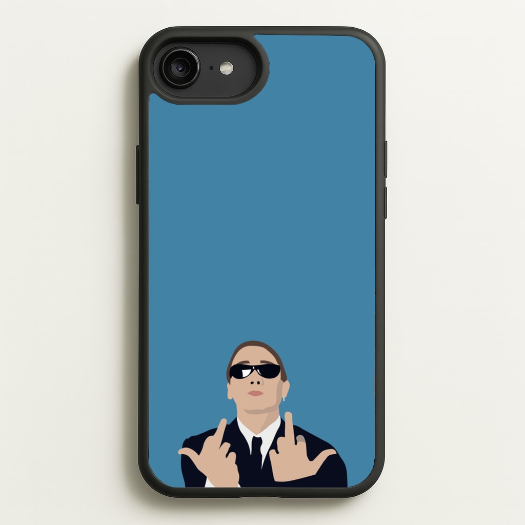 Middle Finger - Eminem Phone Case for iPhone 6 Plus / 7 Plus / 8 Plus