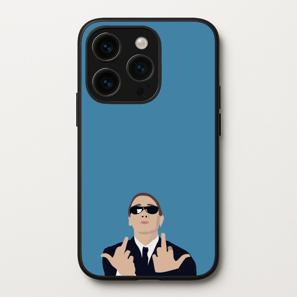Middle Finger - Eminem Phone Case for iPhone 15 Pro
