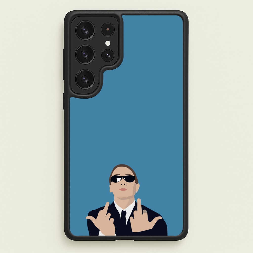 Middle Finger - Eminem Phone Case for Galaxy S22 Ultra