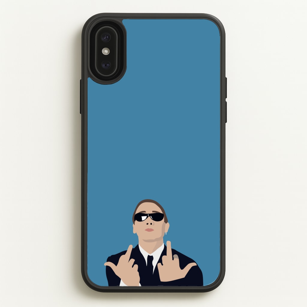Middle Finger - Eminem Phone Case for iPhone XS Max