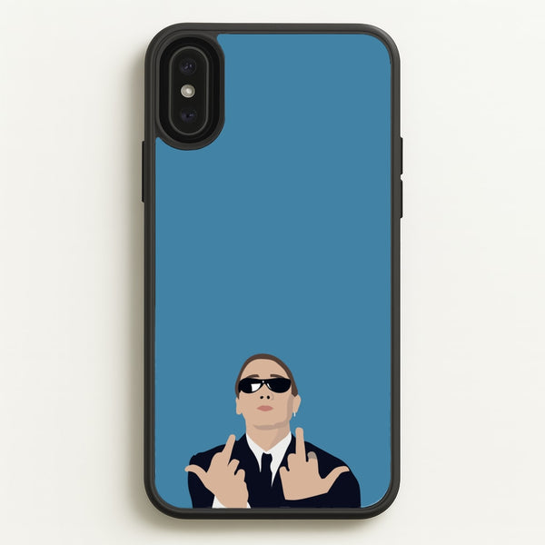 Middle Finger - Eminem Phone Case for iPhone XS Max