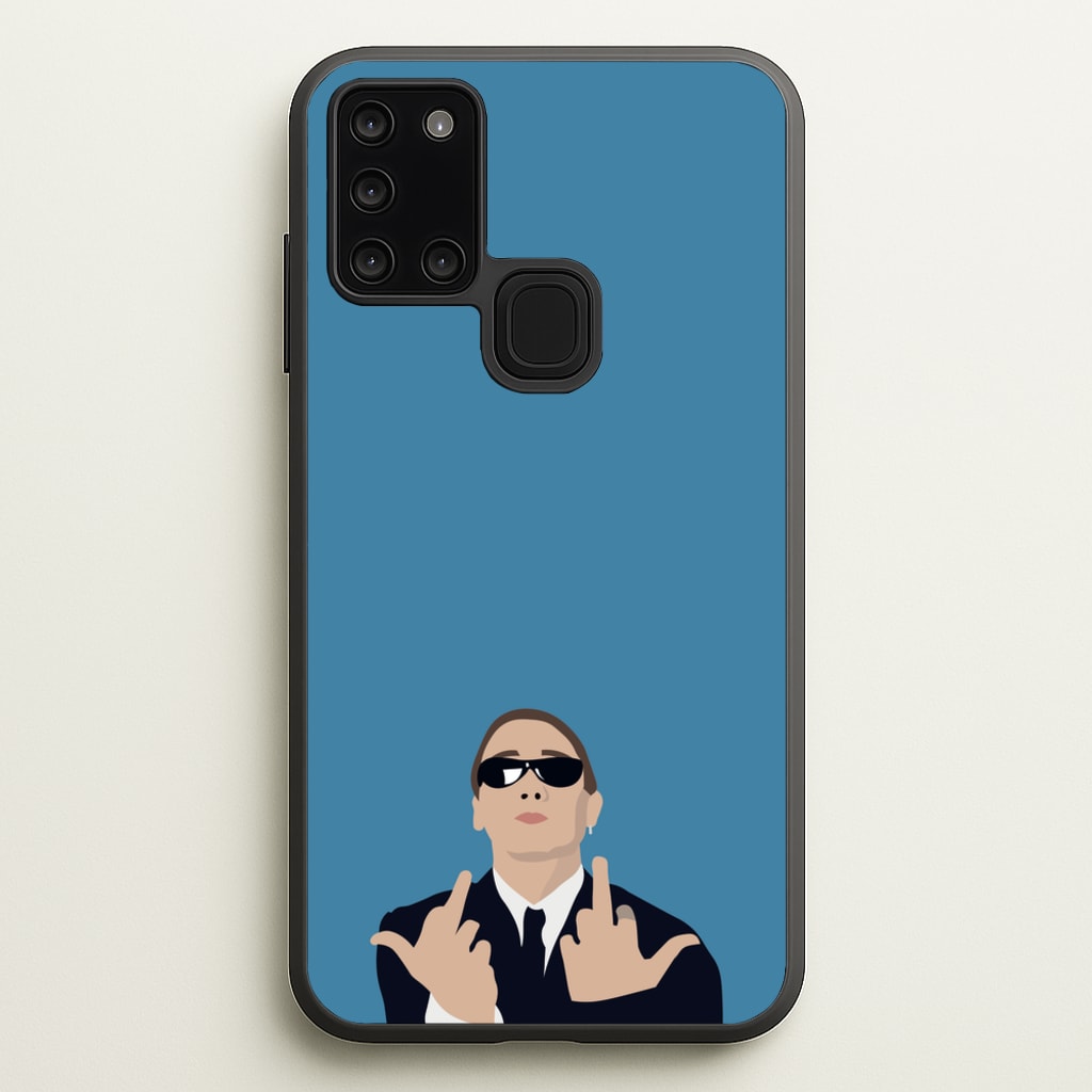 Middle Finger - Eminem Phone Case for Galaxy A21s