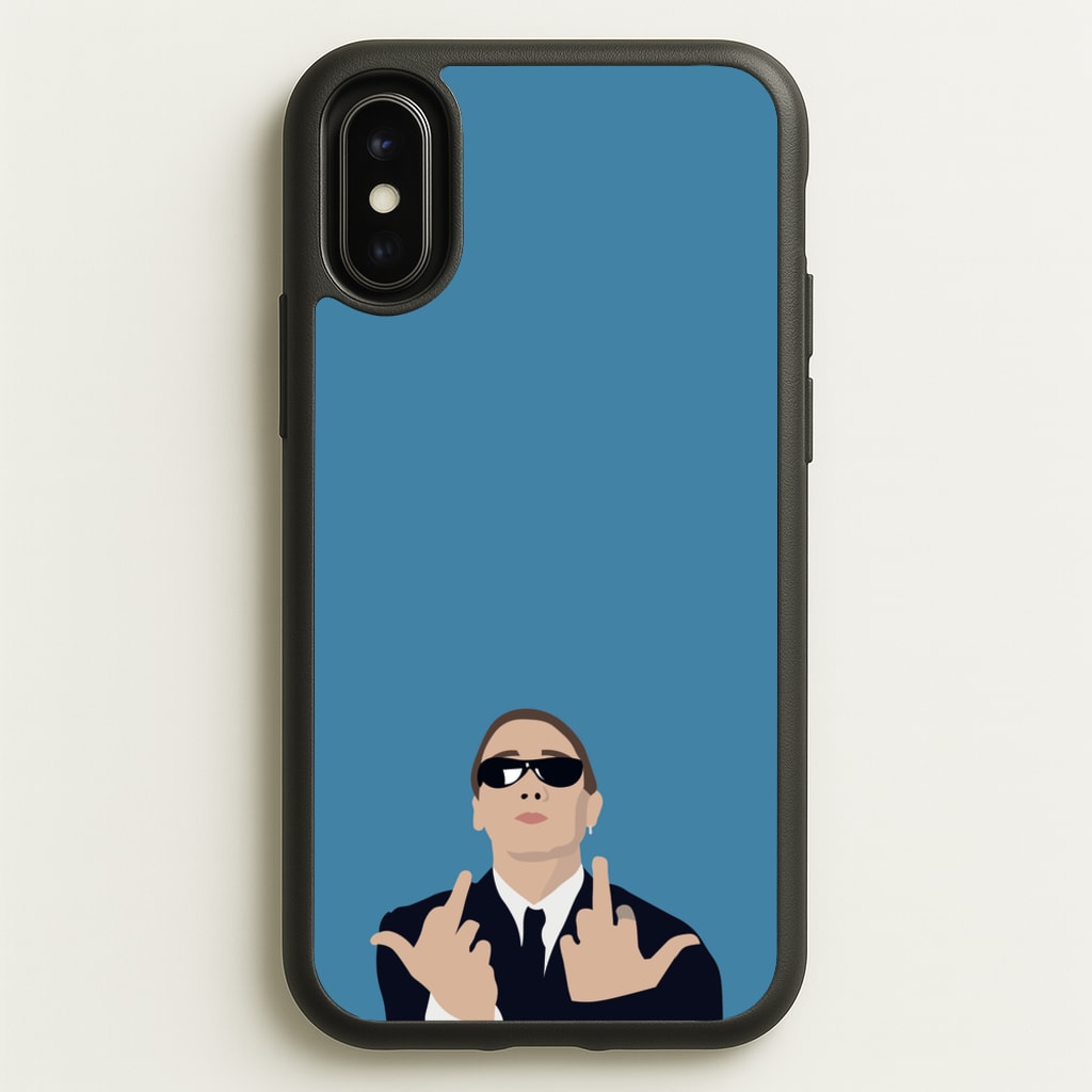 Middle Finger - Eminem Phone Case for iPhone X / XS