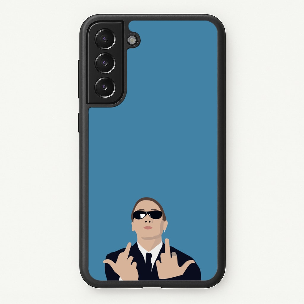 Middle Finger - Eminem Phone Case for Galaxy S21 Plus