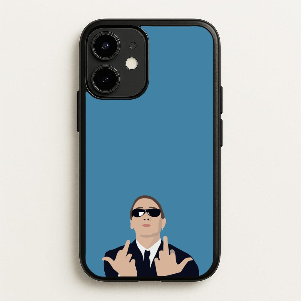 Middle Finger - Eminem Phone Case for iPhone 12 / 12 Pro