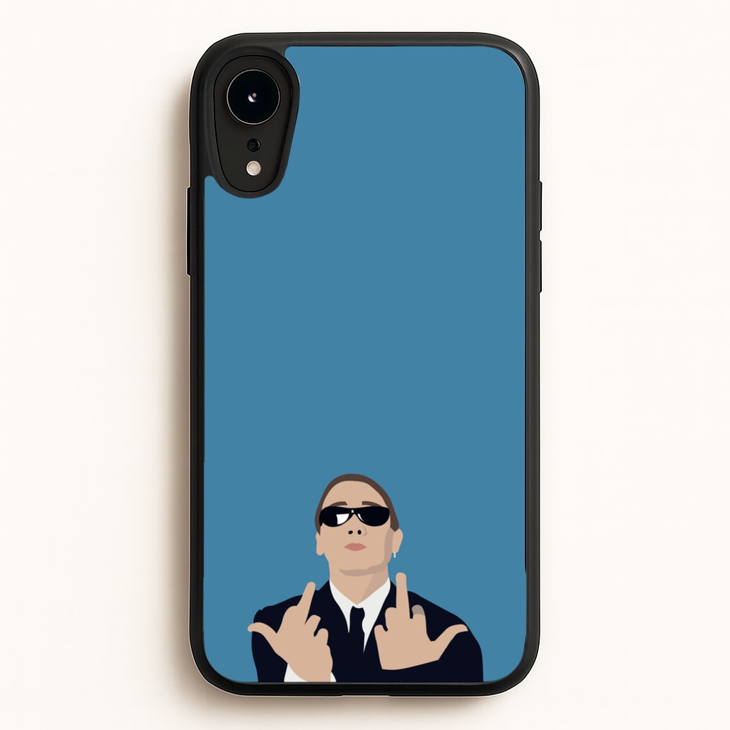 Middle Finger - Eminem Phone Case for iPhone XR