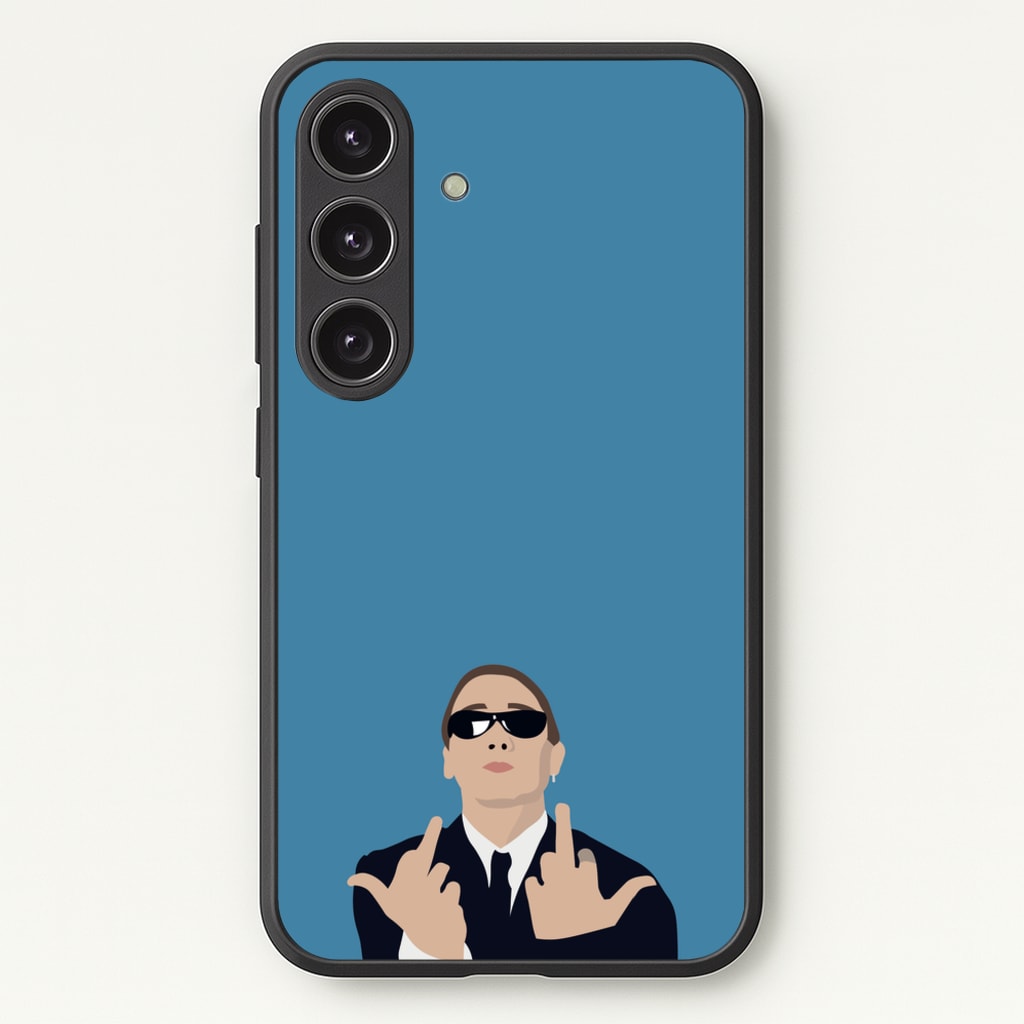 Middle Finger - Eminem Phone Case for Galaxy S24 Plus