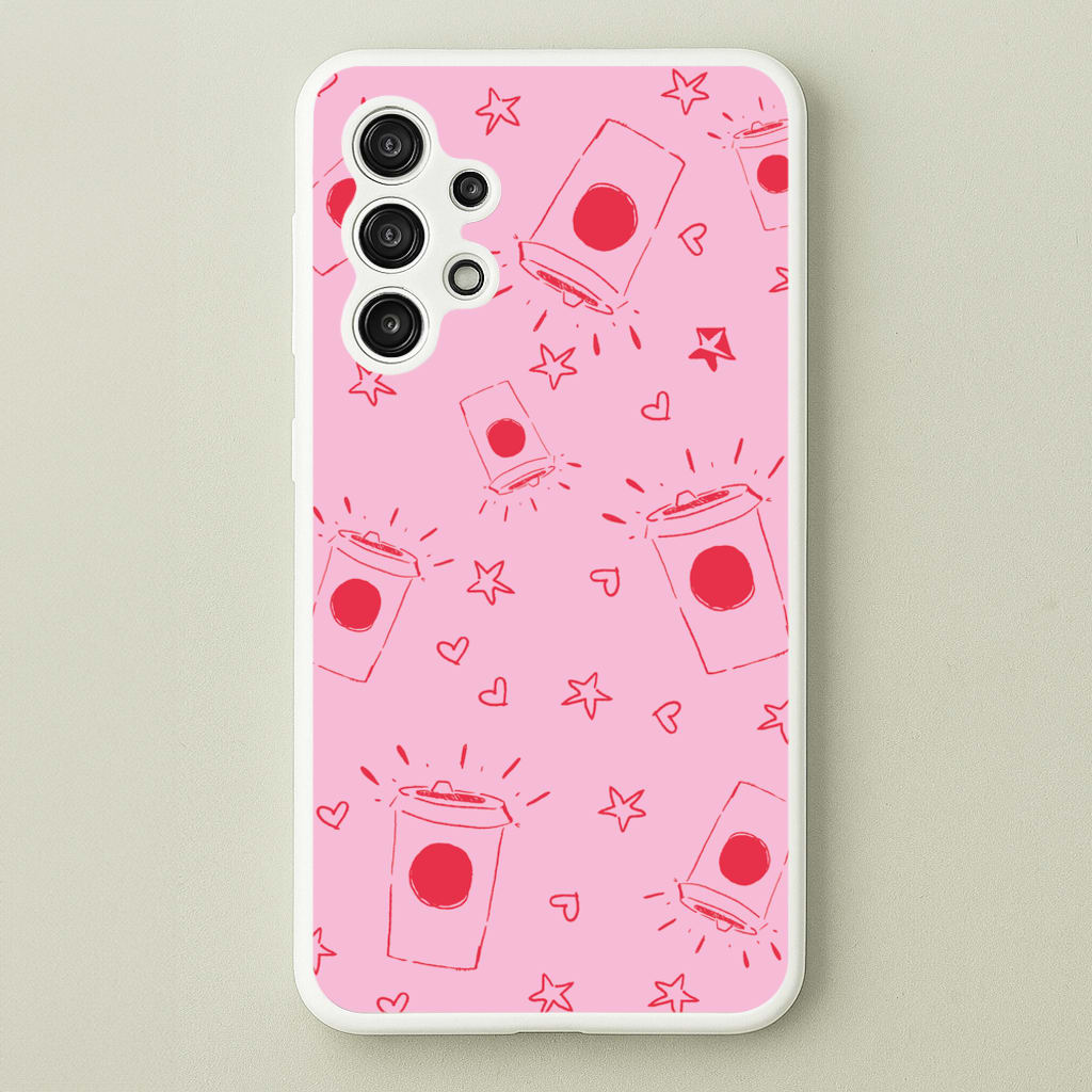 Coffee Pattern - Chamberlain - Emma Chamerlain Phone Case for Galaxy A13