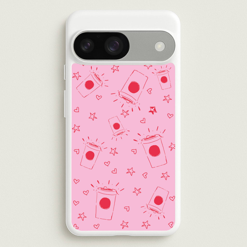 Coffee Pattern - Chamberlain - Emma Chamerlain Phone Case for Google Pixel 9 / 9 Pro