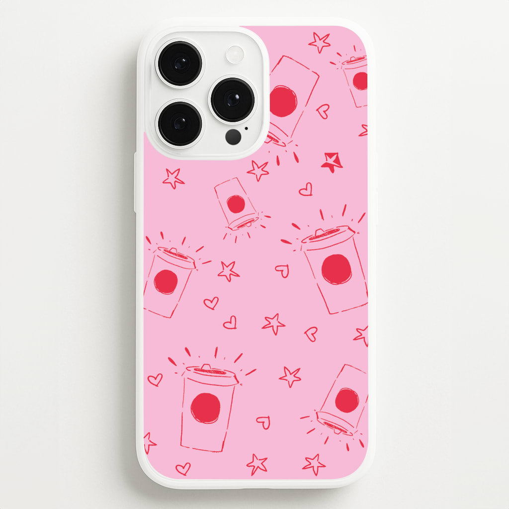 Coffee Pattern - Chamberlain - Emma Chamerlain Phone Case for iPhone 13 Pro Max