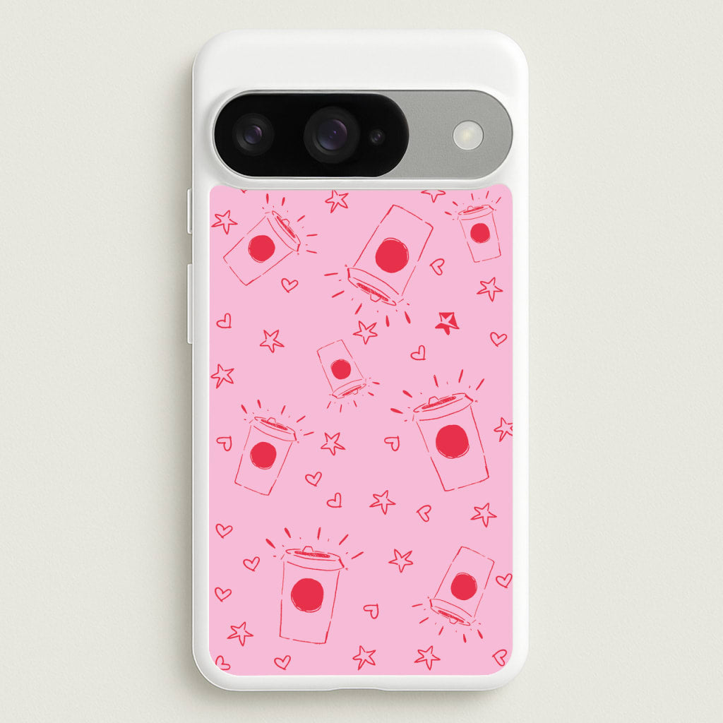 Coffee Pattern - Chamberlain Phone Case for Google Pixel 10 / 10 Pro