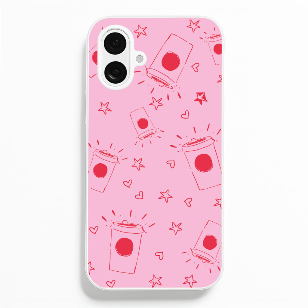 Coffee Pattern - Chamberlain - Emma Chamerlain Phone Case for iPhone 16 Plus