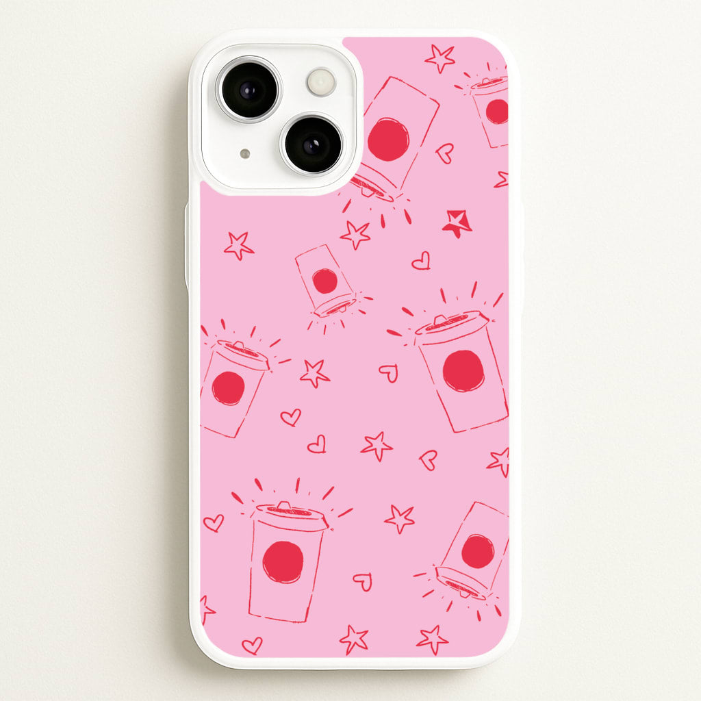 Coffee Pattern - Chamberlain - Emma Chamerlain Phone Case for iPhone 13 Mini