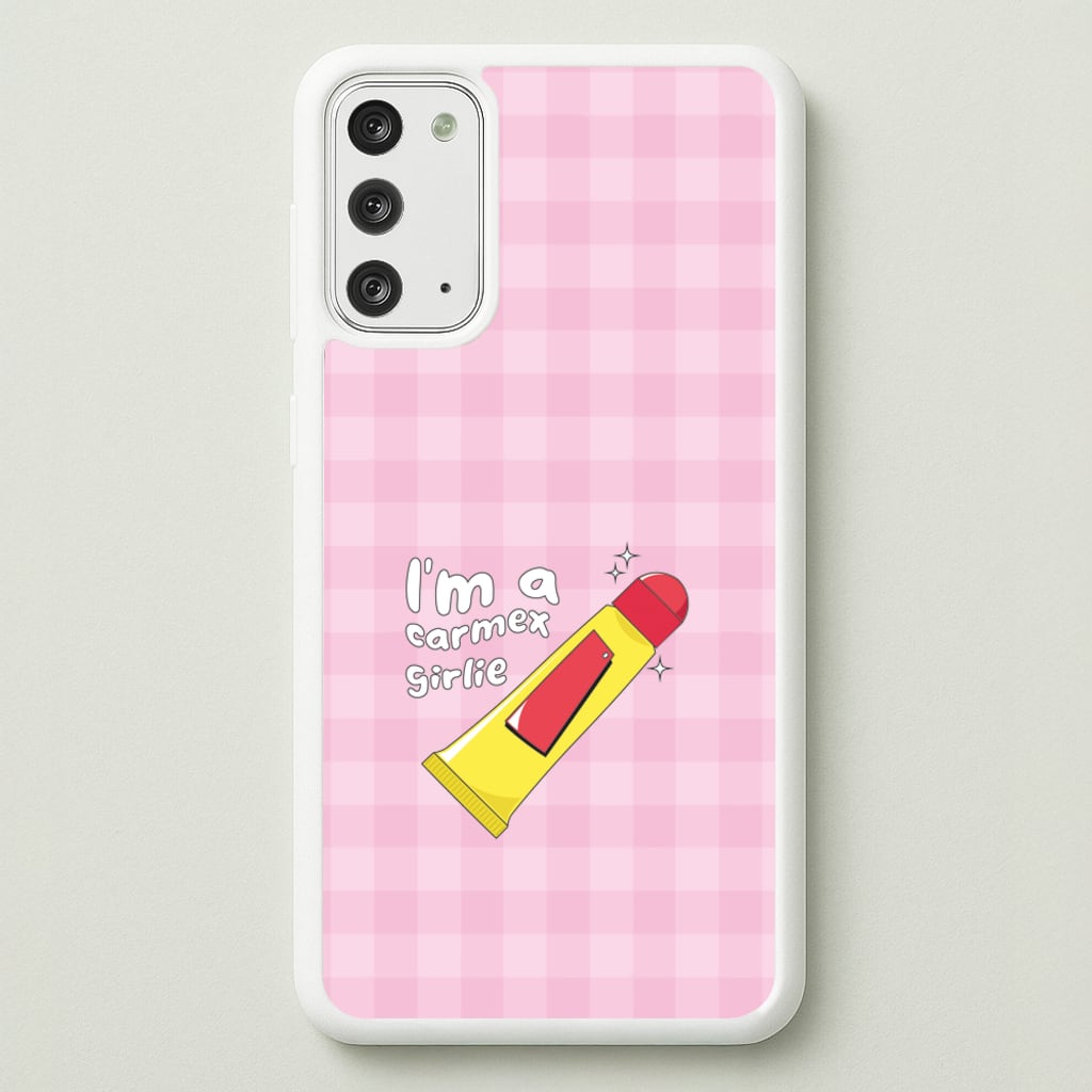 I'm A Carmex Girlie - Chamberlain  - Emma Chamerlain Phone Case for Galaxy Note 20