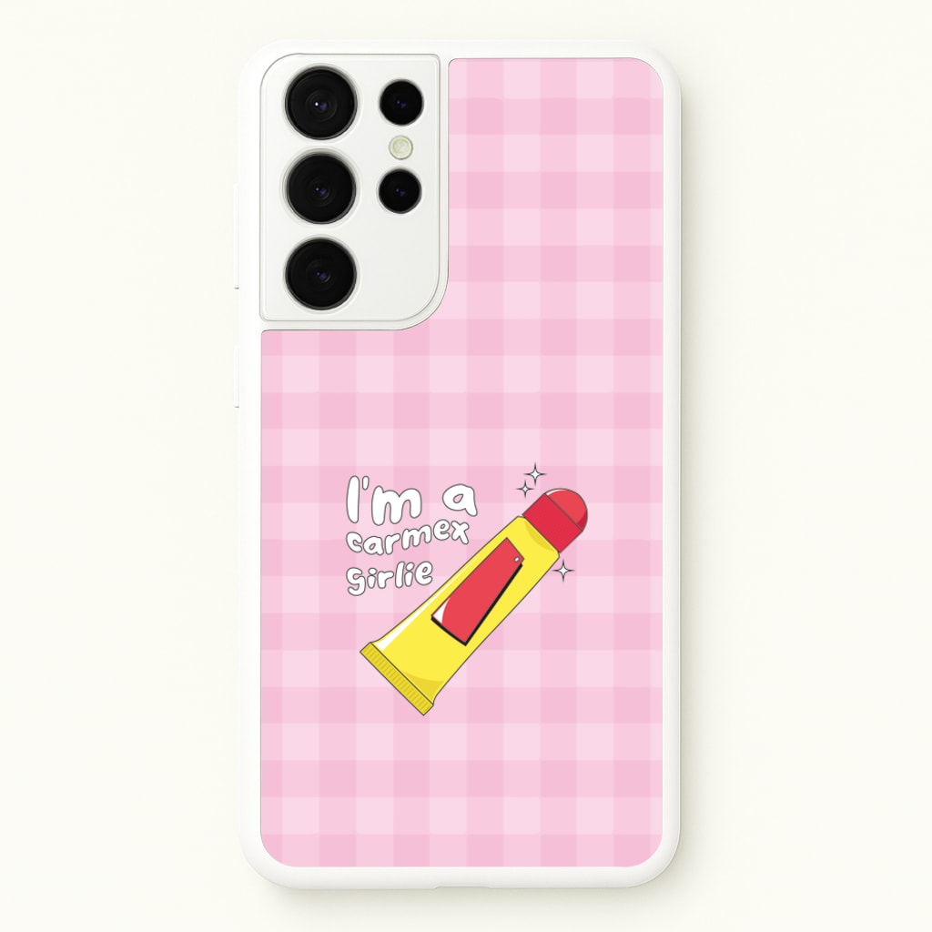 I'm A Carmex Girlie - Chamberlain - Emma Chamerlain Phone Case for Galaxy S21 Ultra