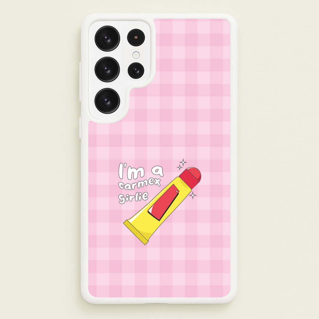 I'm A Carmex Girlie - Chamberlain - Emma Chamerlain Phone Case for Galaxy S22 Ultra