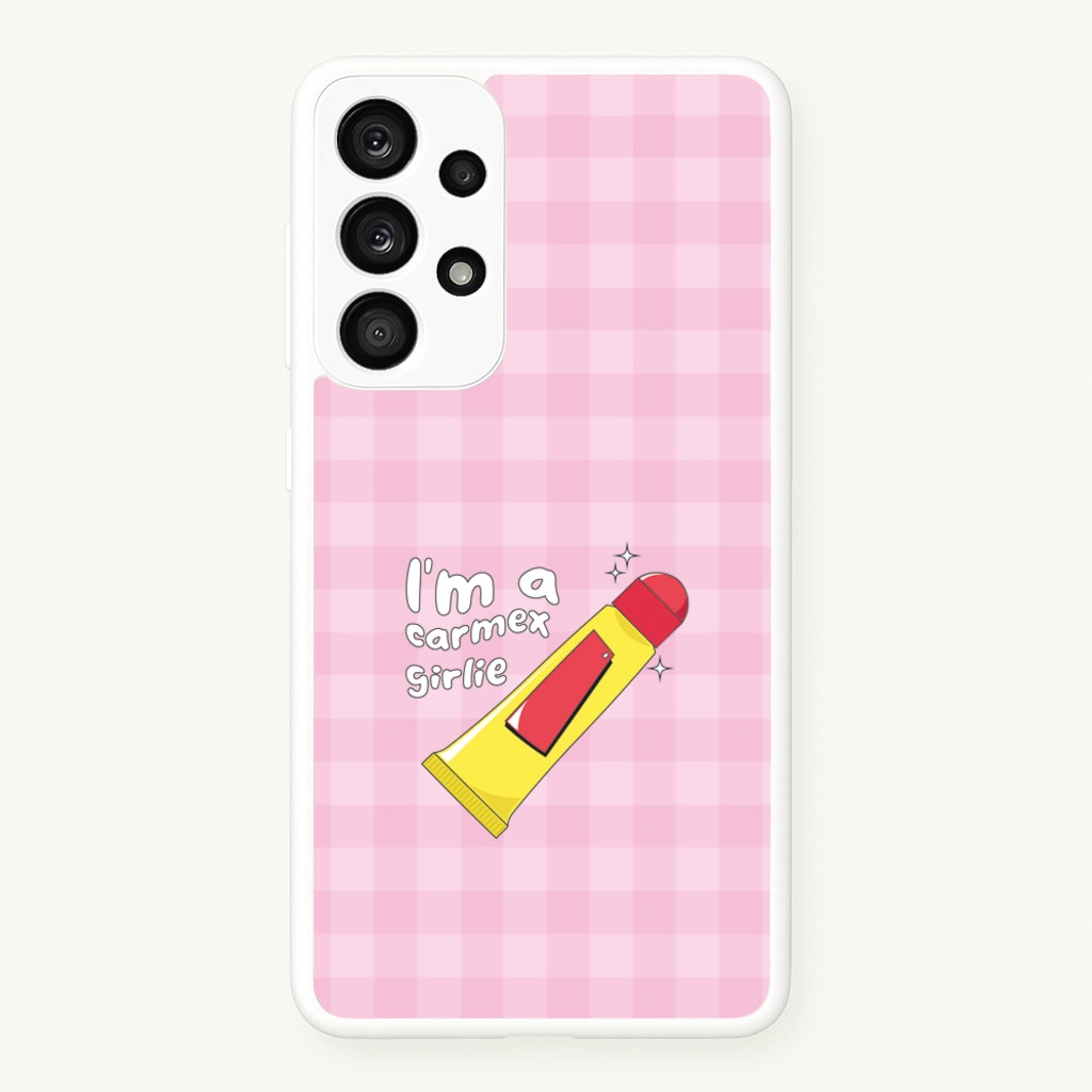 I'm A Carmex Girlie - Chamberlain - Emma Chamerlain Phone Case for Galaxy A53