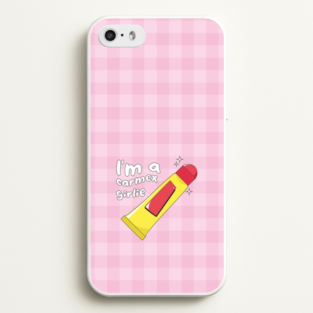 I'm A Carmex Girlie - Chamberlain - Emma Chamerlain Phone Case for iPhone 5 / 5s / SE 2016