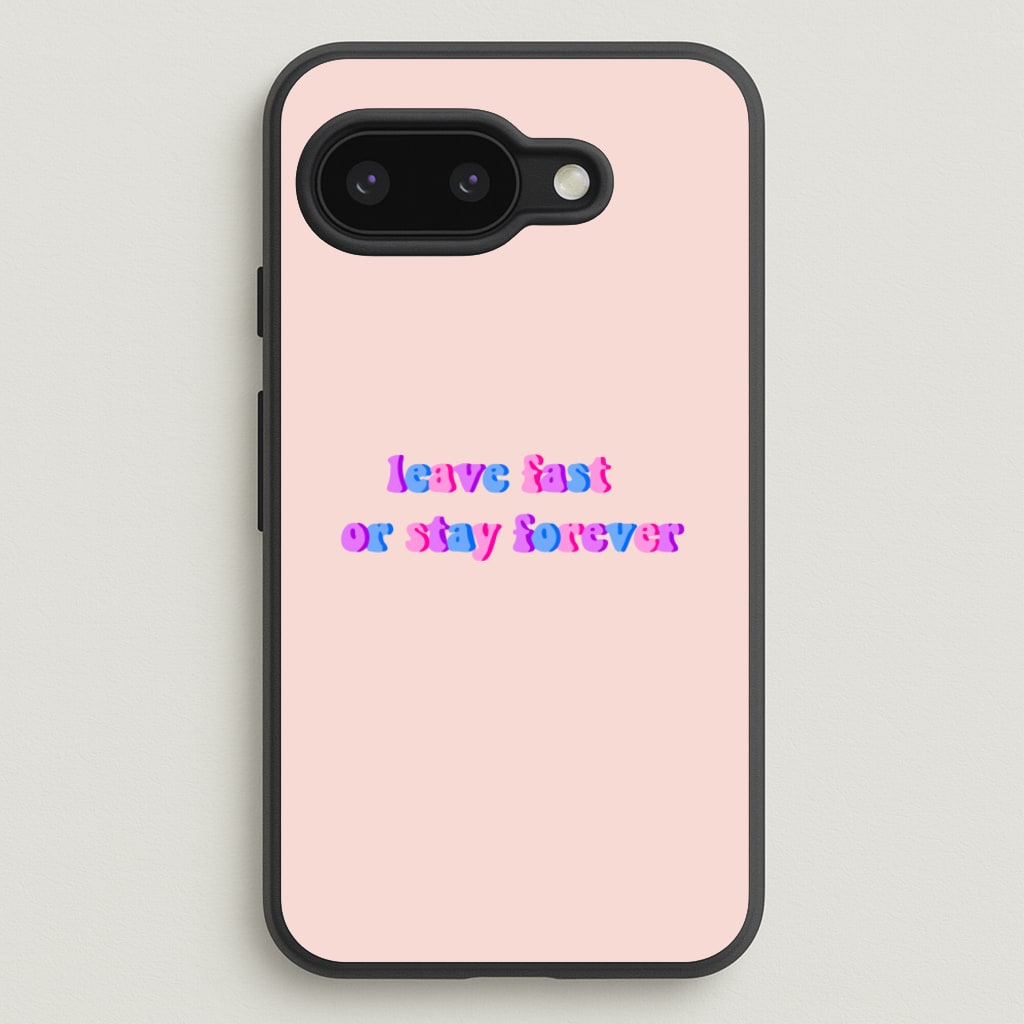 Leave Fast Or Stay Forever - Fender - Sam Fender Phone Case for Google Pixel 9a