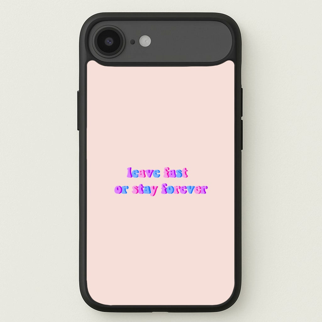 Leave Fast Or Stay Forever - Fender Phone Case for iPhone 17 Air