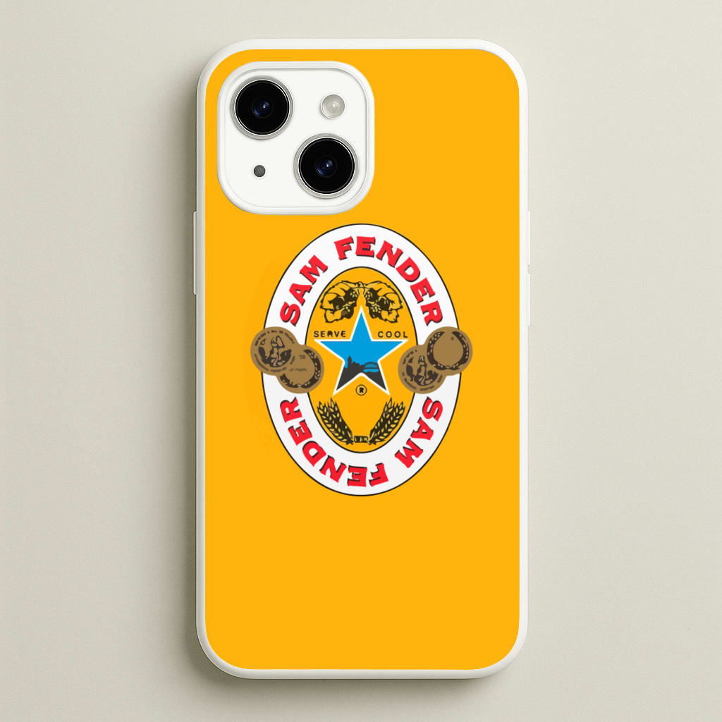Fender Badge - Sam Fender Phone Case for iPhone 14