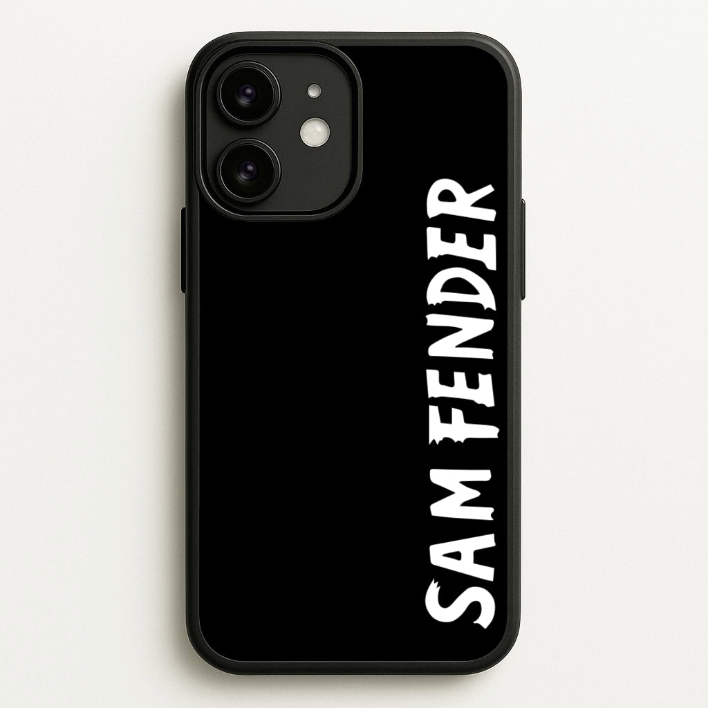 Fender Vertical - Sam Fender Phone Case for iPhone 11