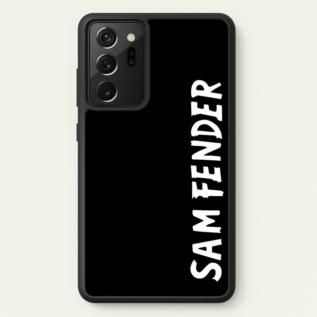 Fender Vertical - Sam Fender Phone Case for Galaxy Note 20 Ultra