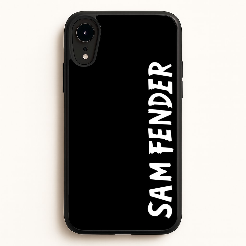 Fender Vertical - Sam Fender Phone Case for iPhone XR