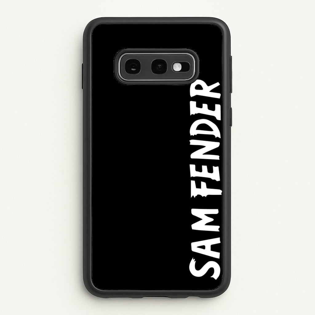 Fender Vertical - Sam Fender Phone Case for Galaxy S10e