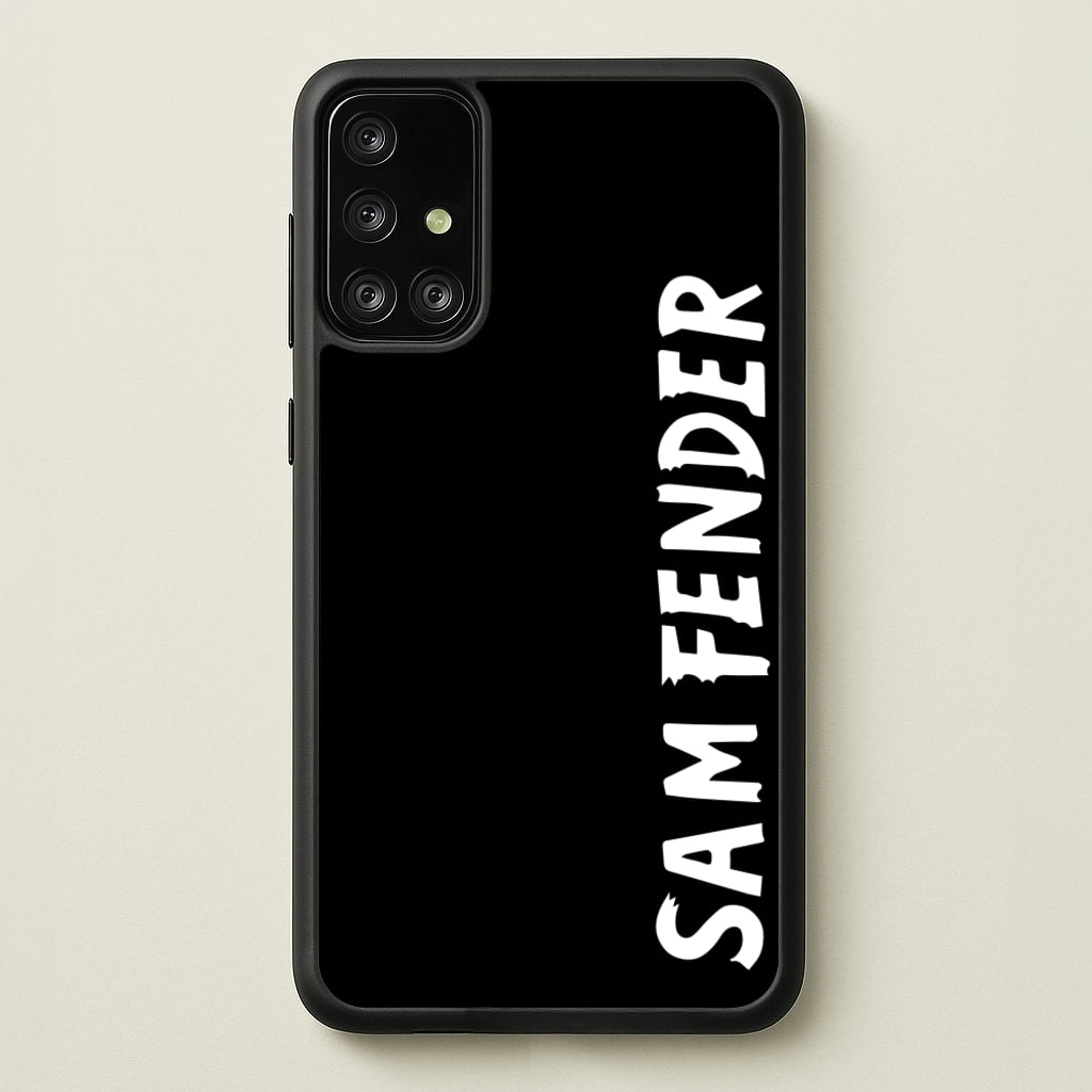 Fender Vertical - Sam Fender Phone Case for Galaxy A71
