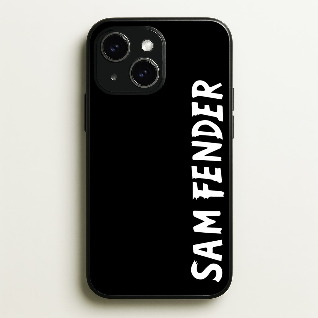 Fender Vertical - Sam Fender Phone Case for iPhone 14