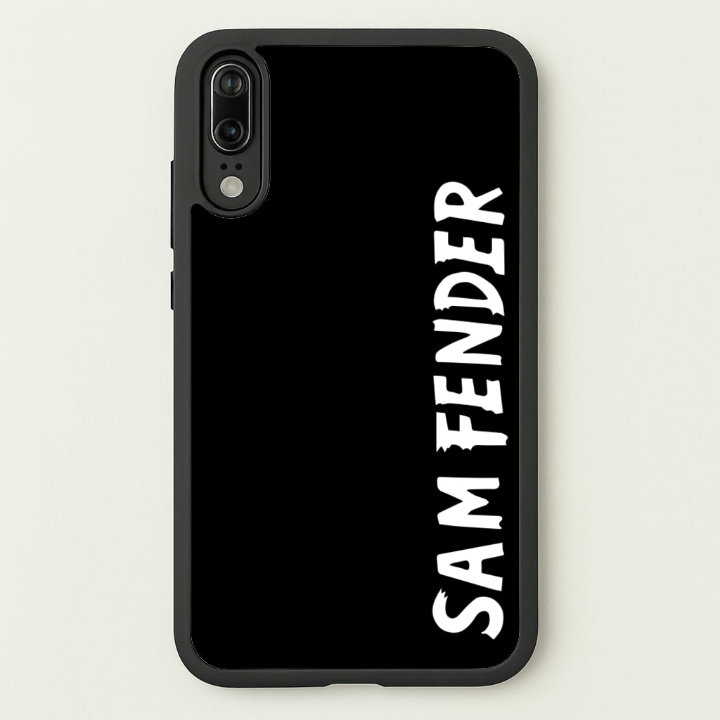 Fender Vertical - Sam Fender Phone Case for Huawei P20