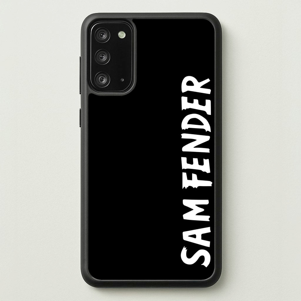 Fender Vertical - Sam Fender Phone Case for Galaxy Note 20