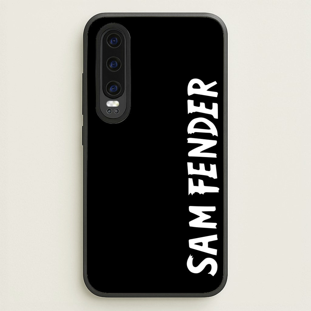 Fender Vertical - Sam Fender Phone Case for Huawei P30
