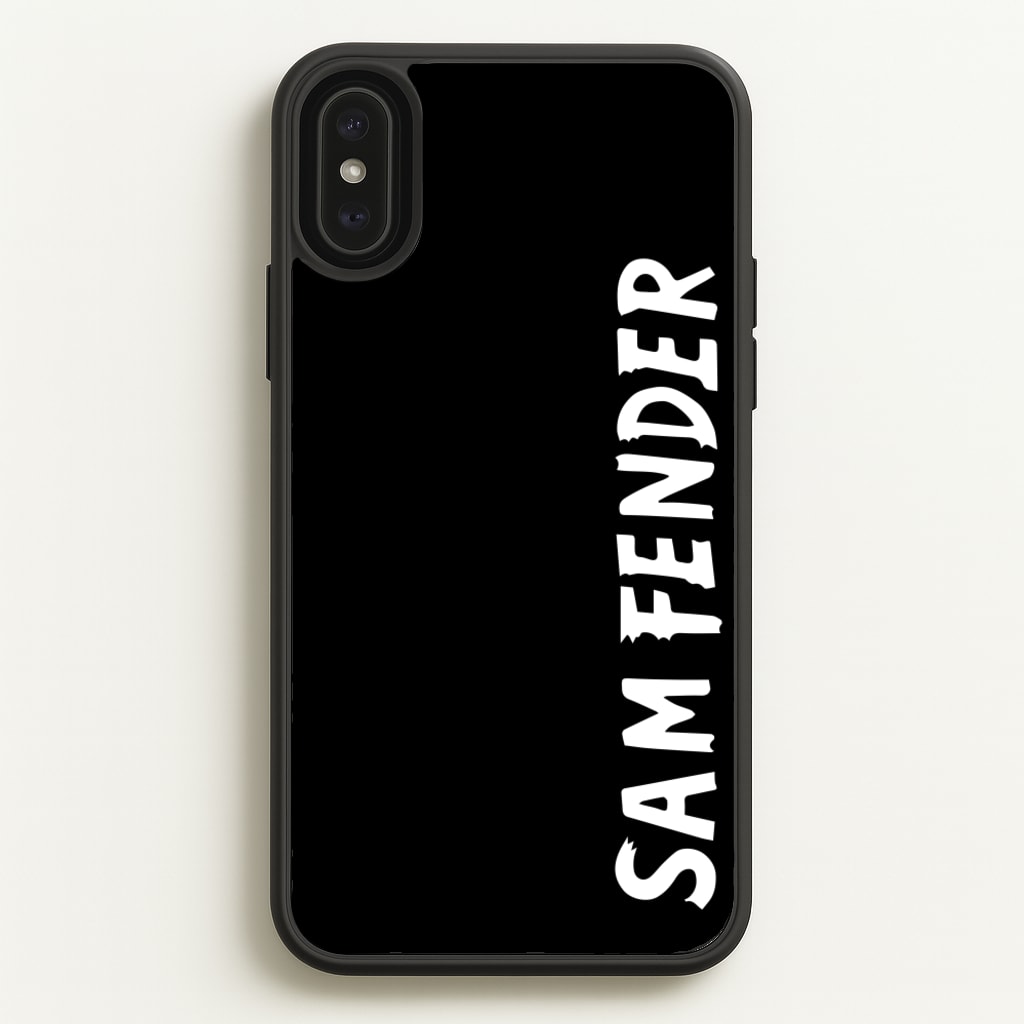 Fender Vertical - Sam Fender Phone Case for iPhone XS Max