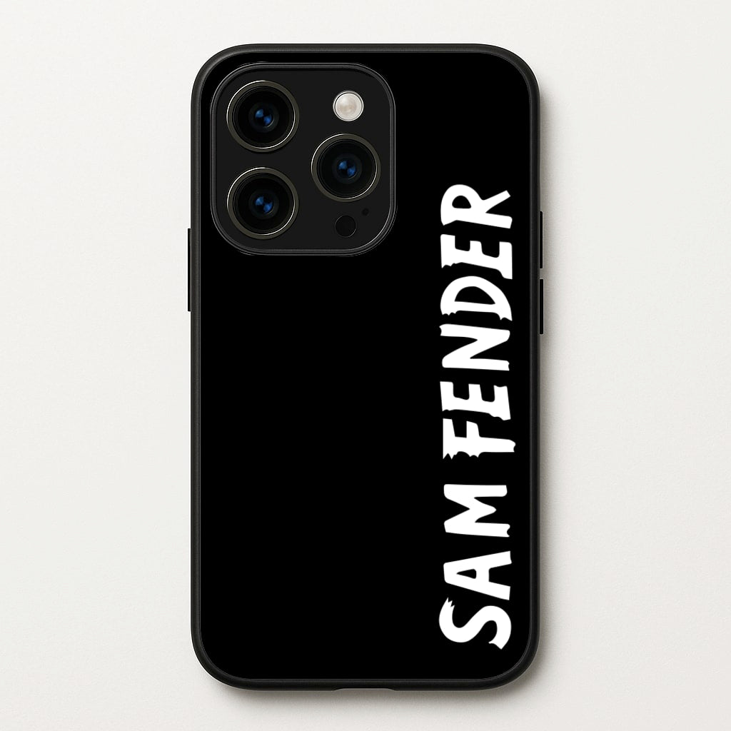 Fender Vertical - Sam Fender Phone Case for iPhone 15 Pro