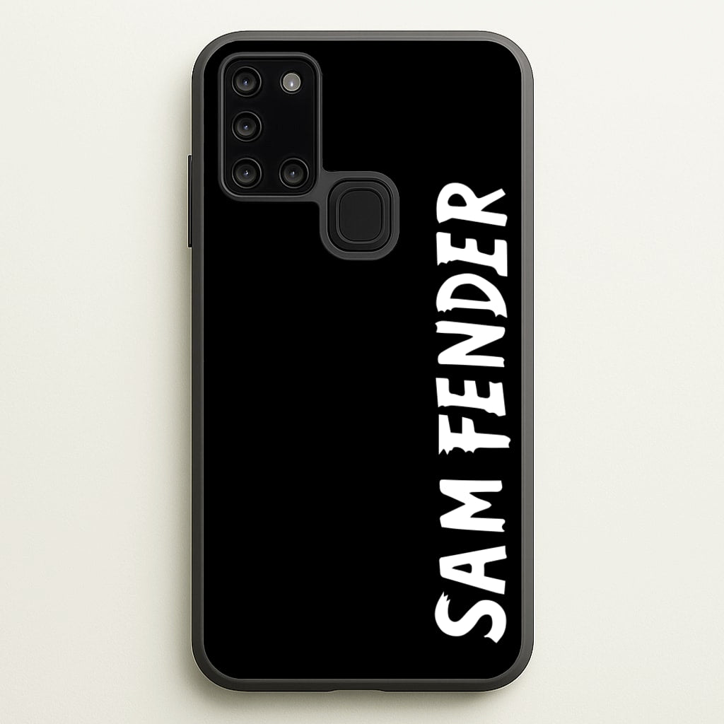 Fender Vertical - Sam Fender Phone Case for Galaxy A21s