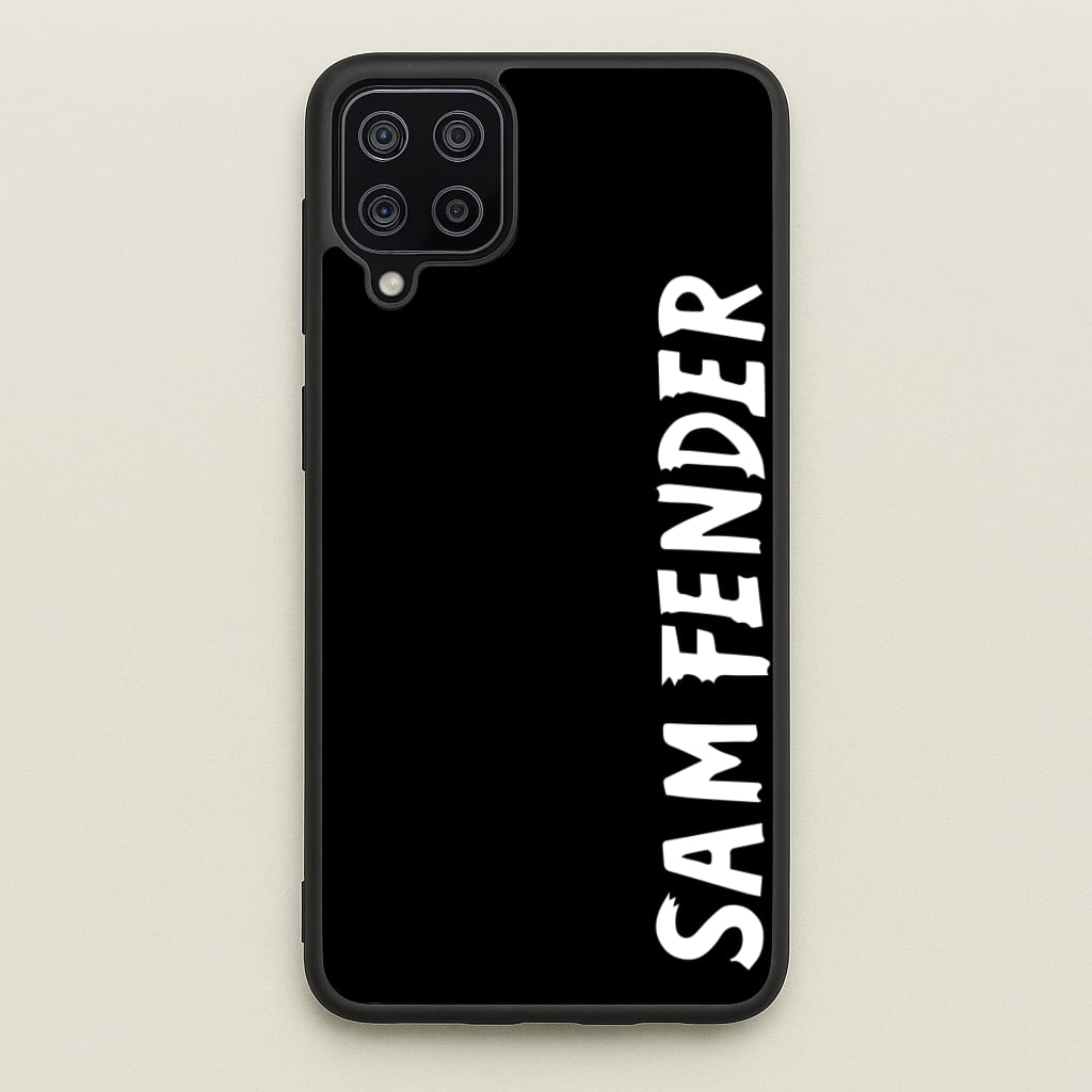 Fender Vertical - Sam Fender Phone Case for Galaxy A12