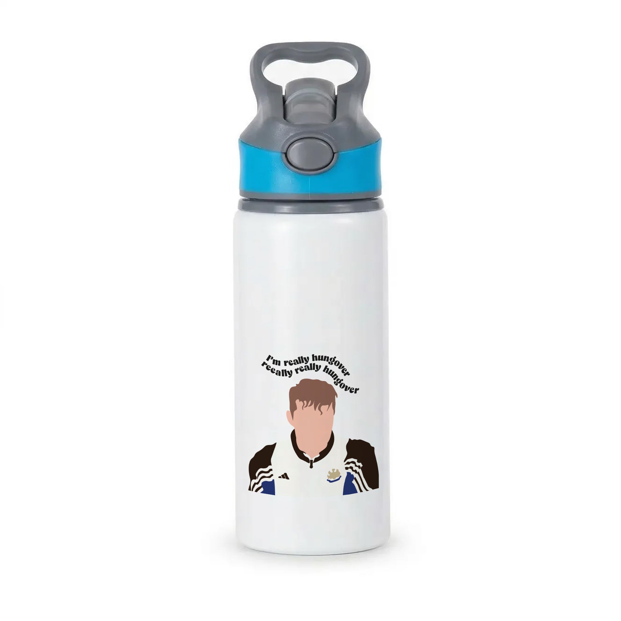 I'm Really Hungover - Fender Active Water Bottle - Blue