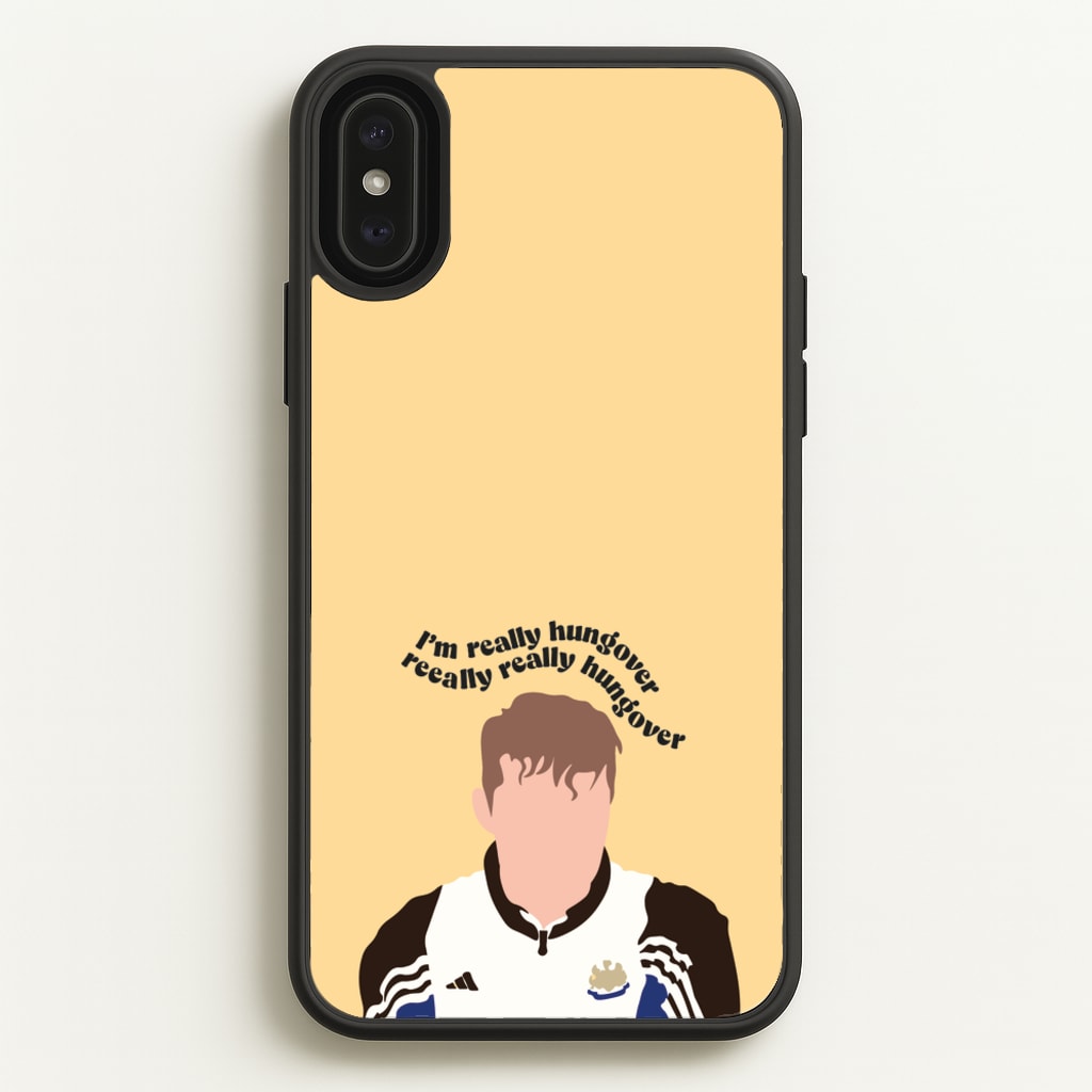 I'm Really Hungover - Fender - Sam Fender Phone Case for iPhone XS Max