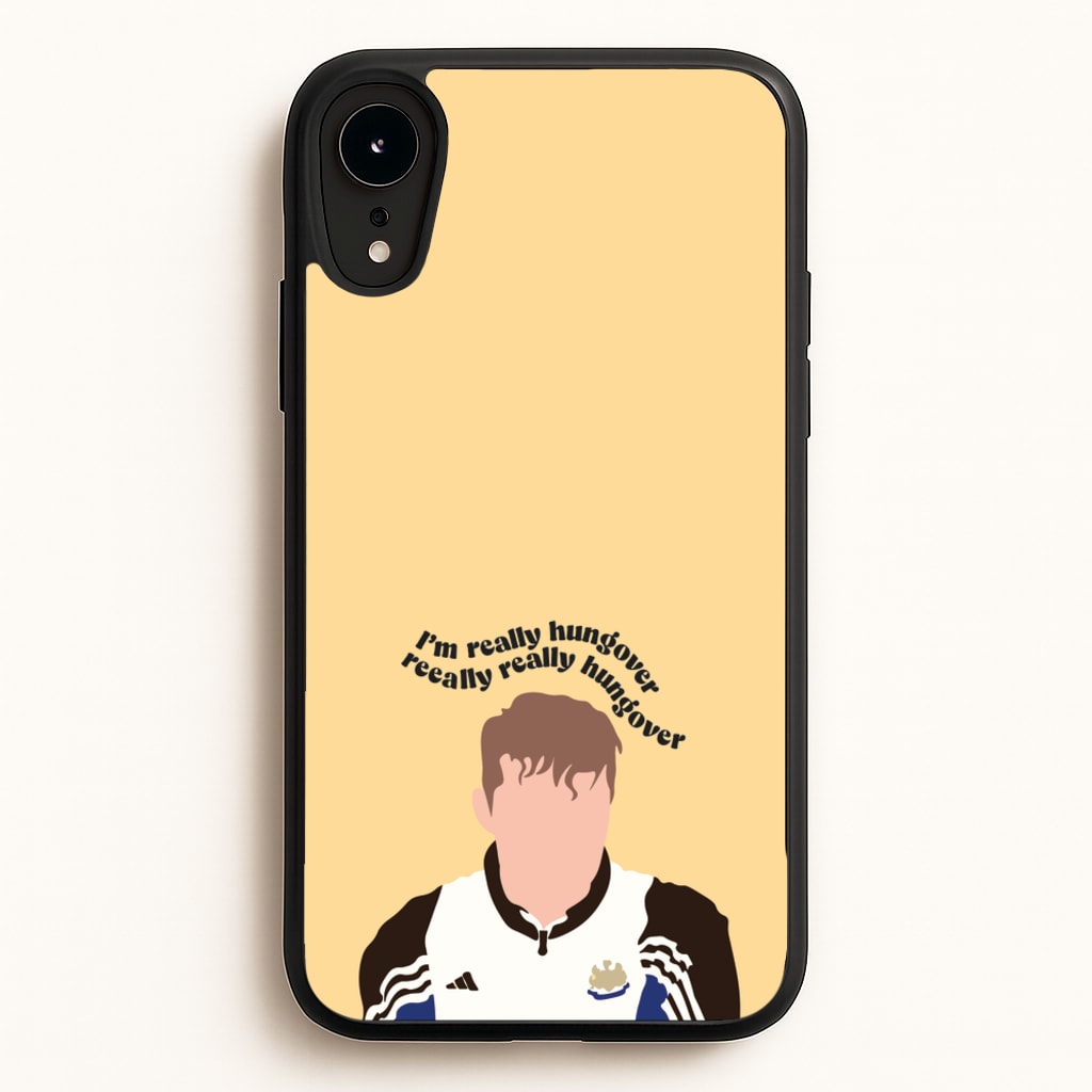I'm Really Hungover - Fender - Sam Fender Phone Case for iPhone XR