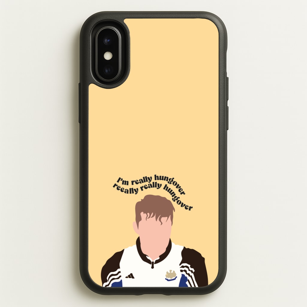 I'm Really Hungover - Fender - Sam Fender Phone Case for iPhone X / XS